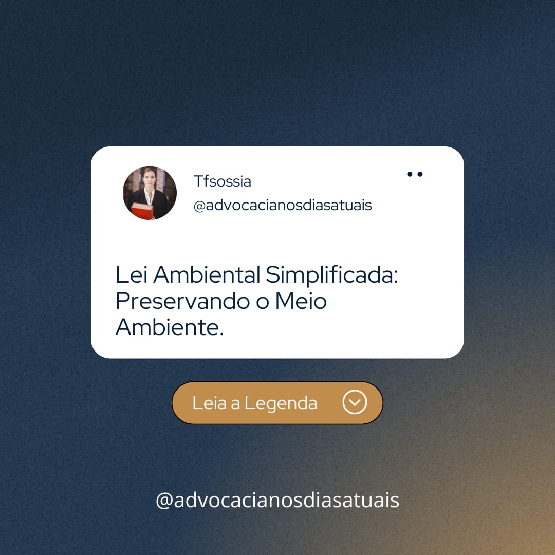 No momento, você está visualizando Olho no Lance: A Importância da Legislação Ambiental na Preservação do Meio Ambiente: Um Compromisso Jurídico e Social
